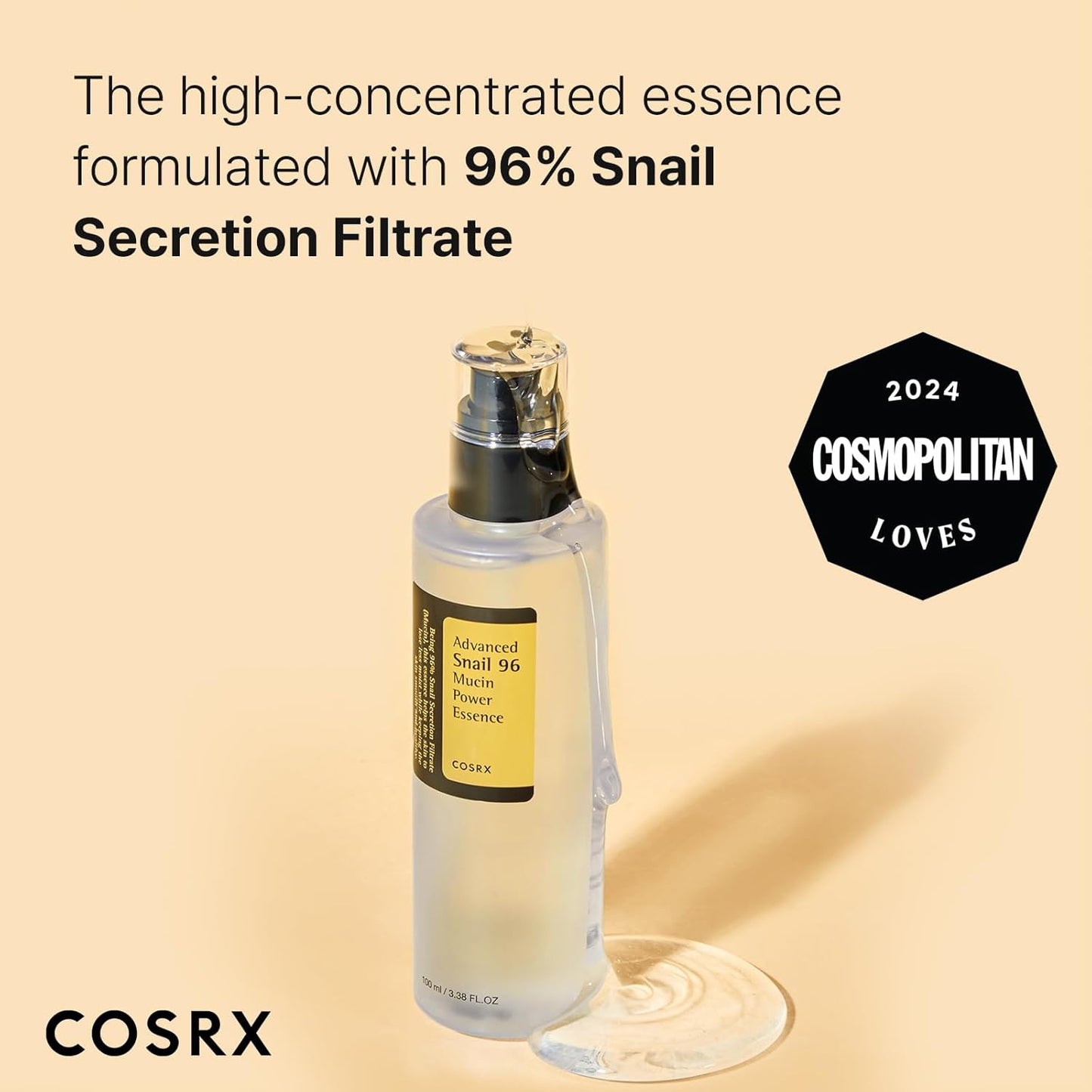 COSRX Best Seller Duo- Snail 92 Cream & Snail 96 Essence, Daily Face Gel Moisturizer and Hydrating Serum for Face with Snail Secretion Filtrate, Korean Skin Care