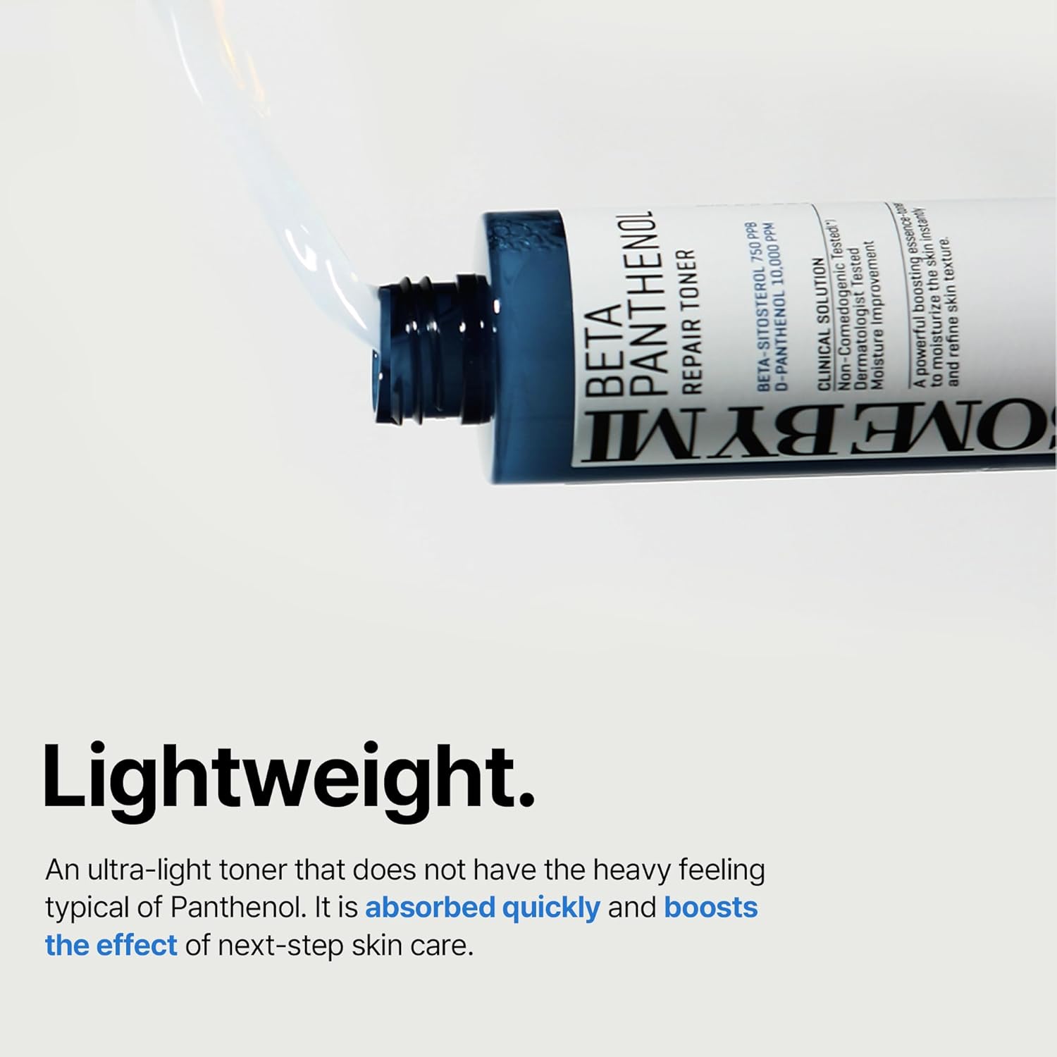 SOME BY MI Beta-Panthenol Repair Toner - 5.07Oz, 150ml - Daily Soothing Korean Toner for Face with Skin Moisturizing Effect - Rebuilding Skin Barrier with Panthenol for Milk Skin - Korean Skin Care