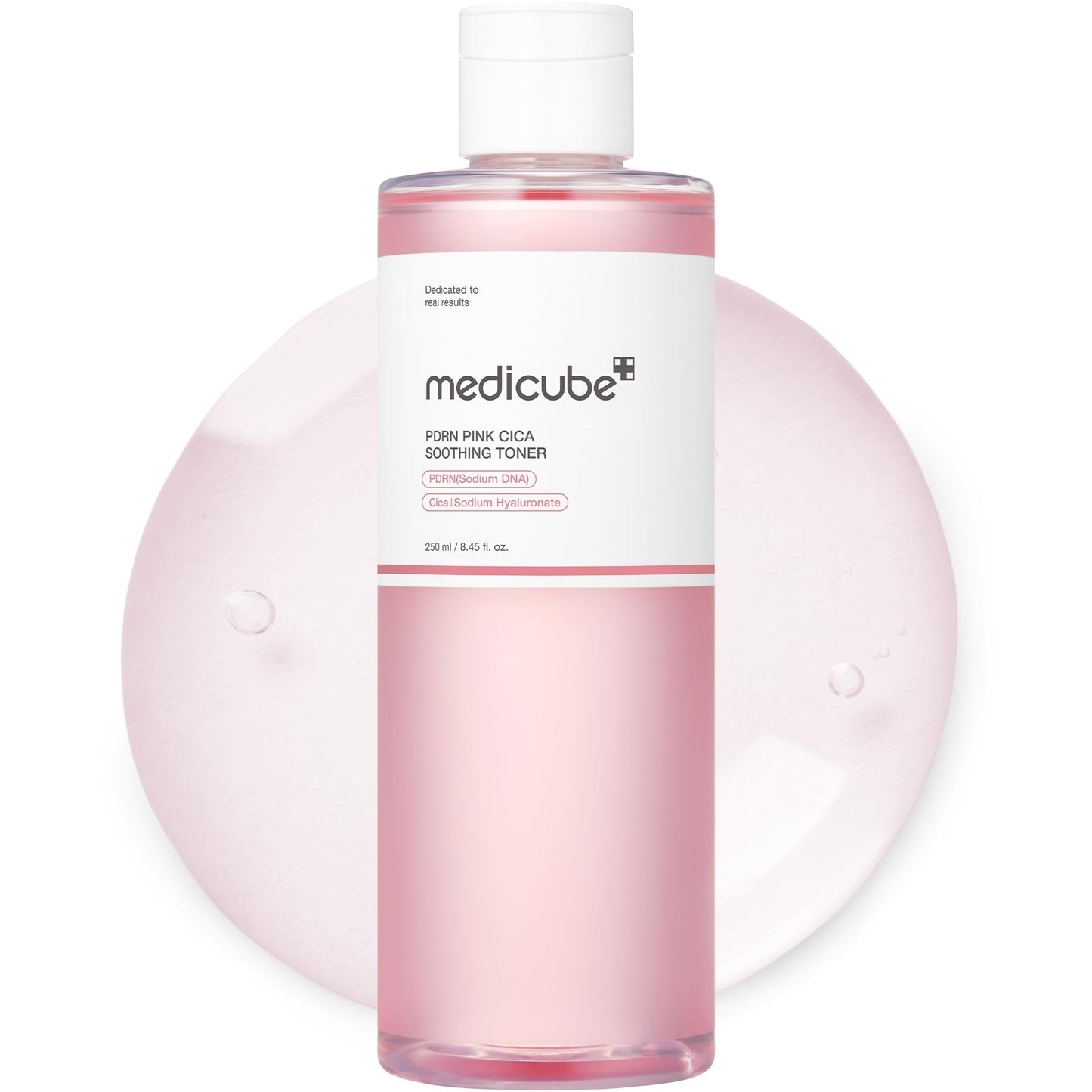 medicube PDRN Pink Peptide Toner I Pink Glow Toner for Skin Boosting, Soothing and Calming, Uneven Skin Tone, Rose PDRN & Peptide & Niacinamide, Korean Skin Care (250ml / 8.45 fl. oz.)
