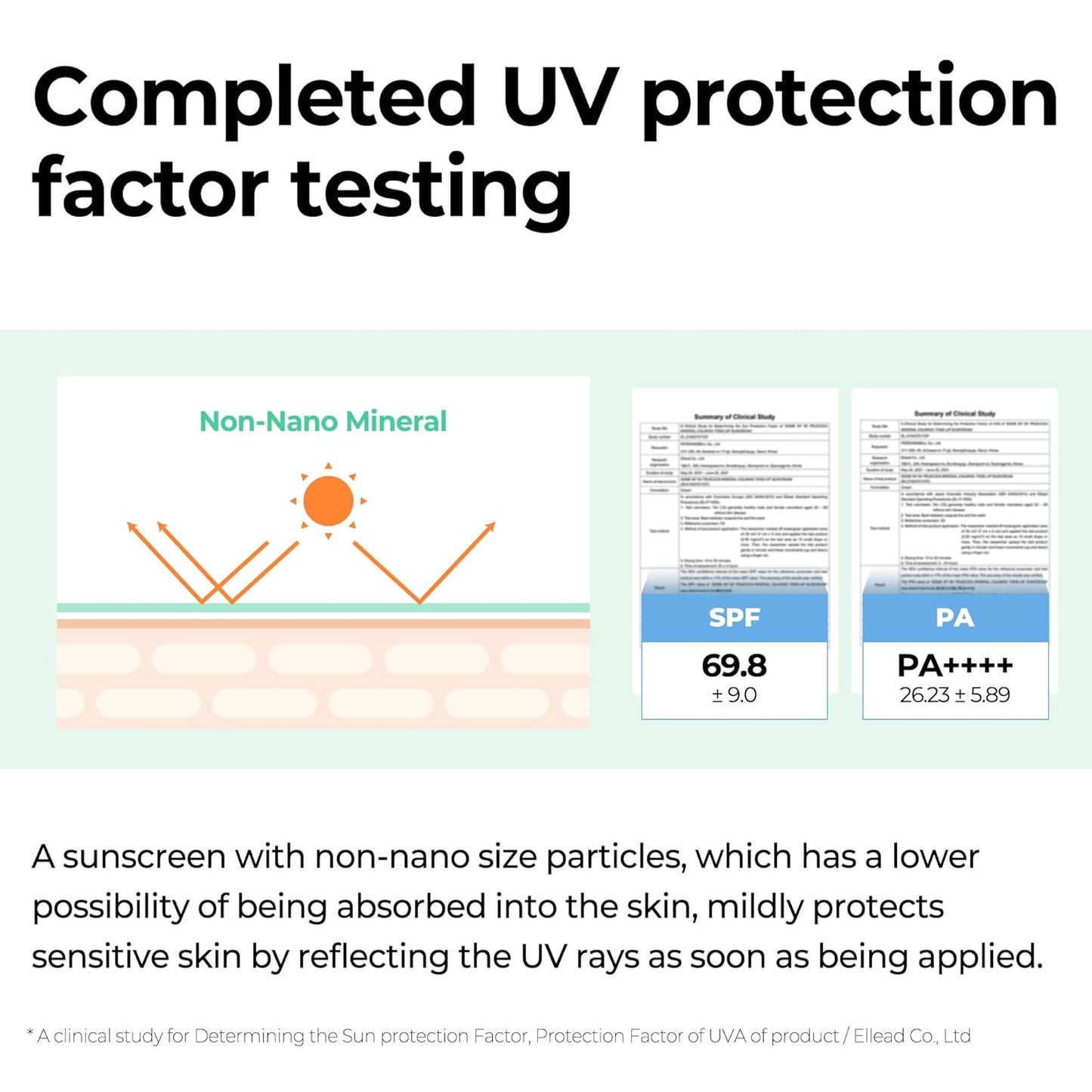SOME BY MI Truecica Mineral Calming Tone-Up Suncream / SPF50+, PA++++ / 1.69Oz, 50ml / Brightening and Calming Effect/Mild Sun and UV Protection Sunscreen for Sensitive Skin