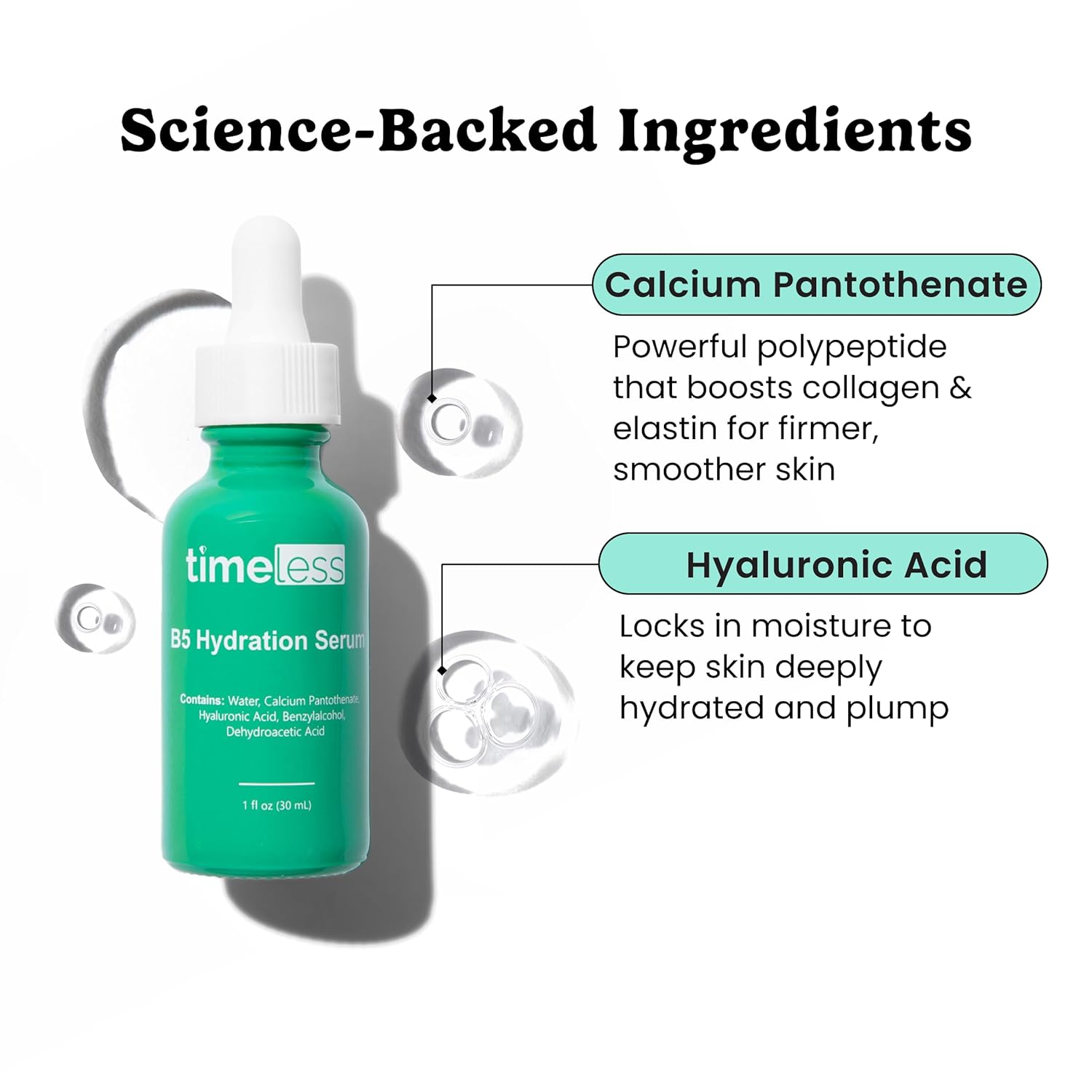 Timeless Skin Care Vitamin B5 Hydration Serum Unisex 1 oz